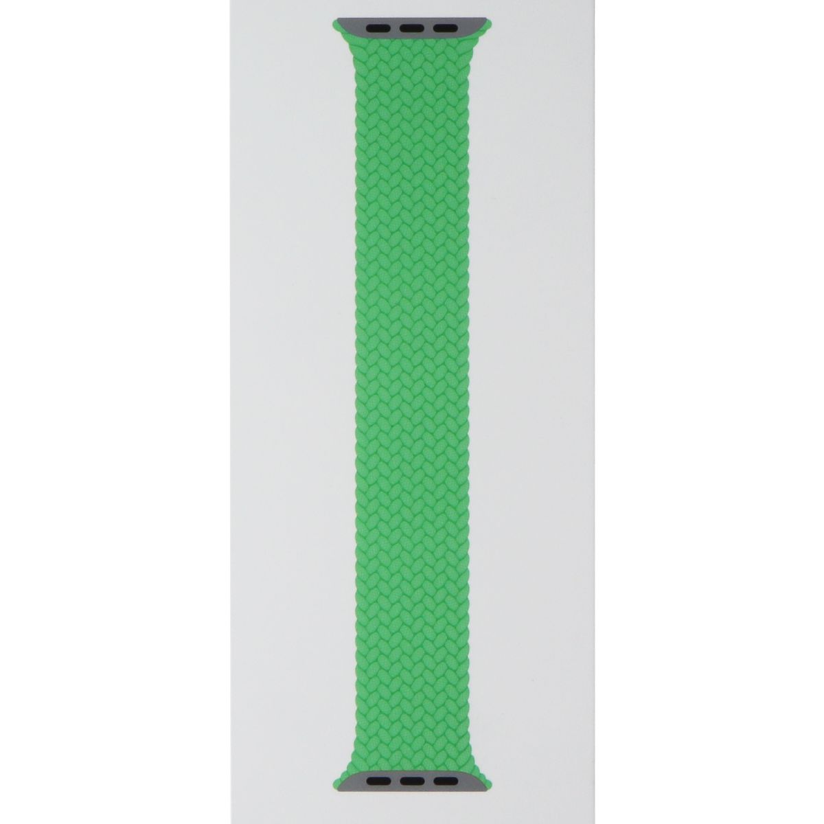 Apple Watch 45mm Braided Solo Loop Band - Compatible with Series 7/8/Ultra (49/46/45/44mm) - Bright Green Sport Strap - Size 8 - Perfect for Running, Workouts & Daily Wear
