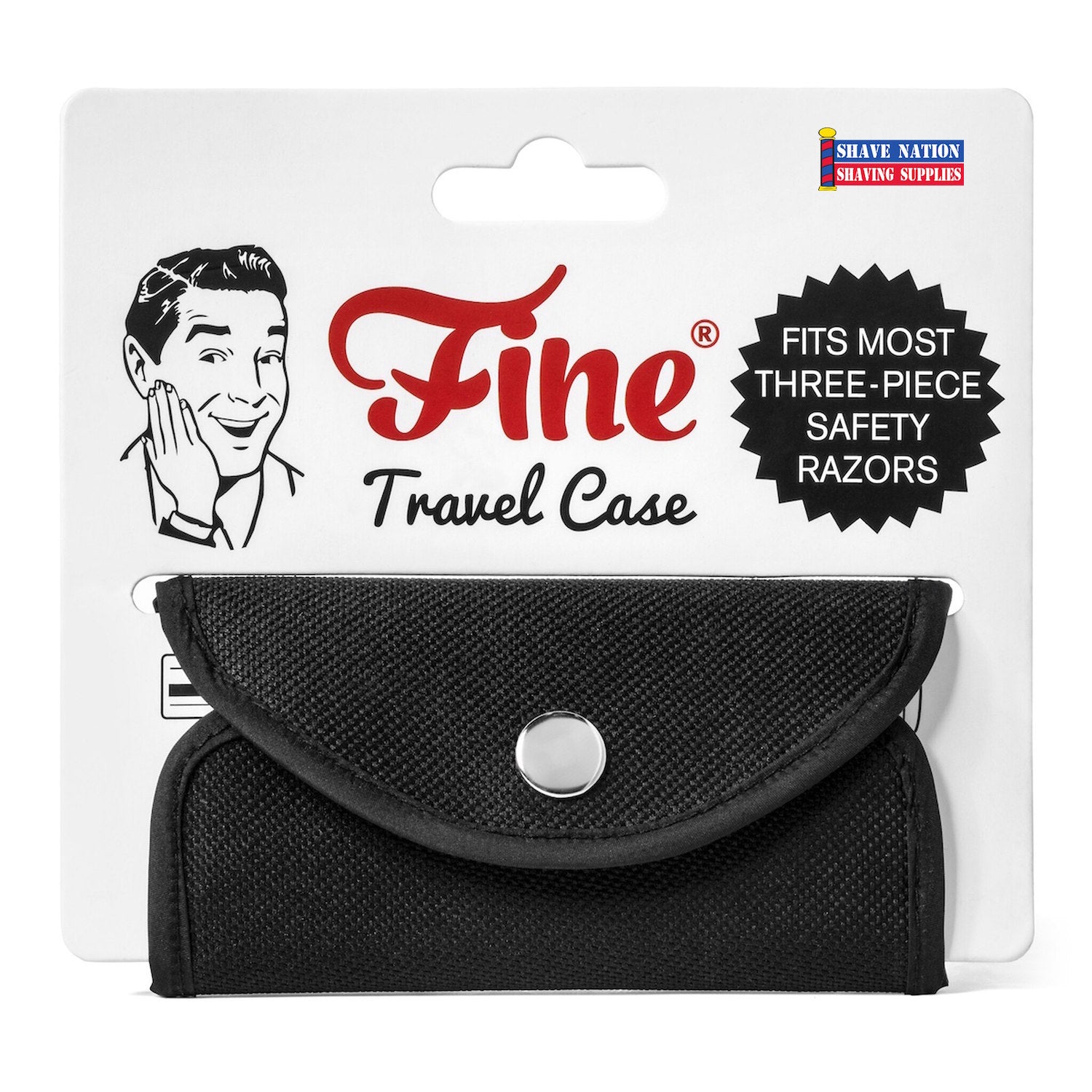 Premium Safety Razor Travel Case - Durable & Compact Storage for Men's Shaving Razors - Perfect for Travel, Camping & Business Trips