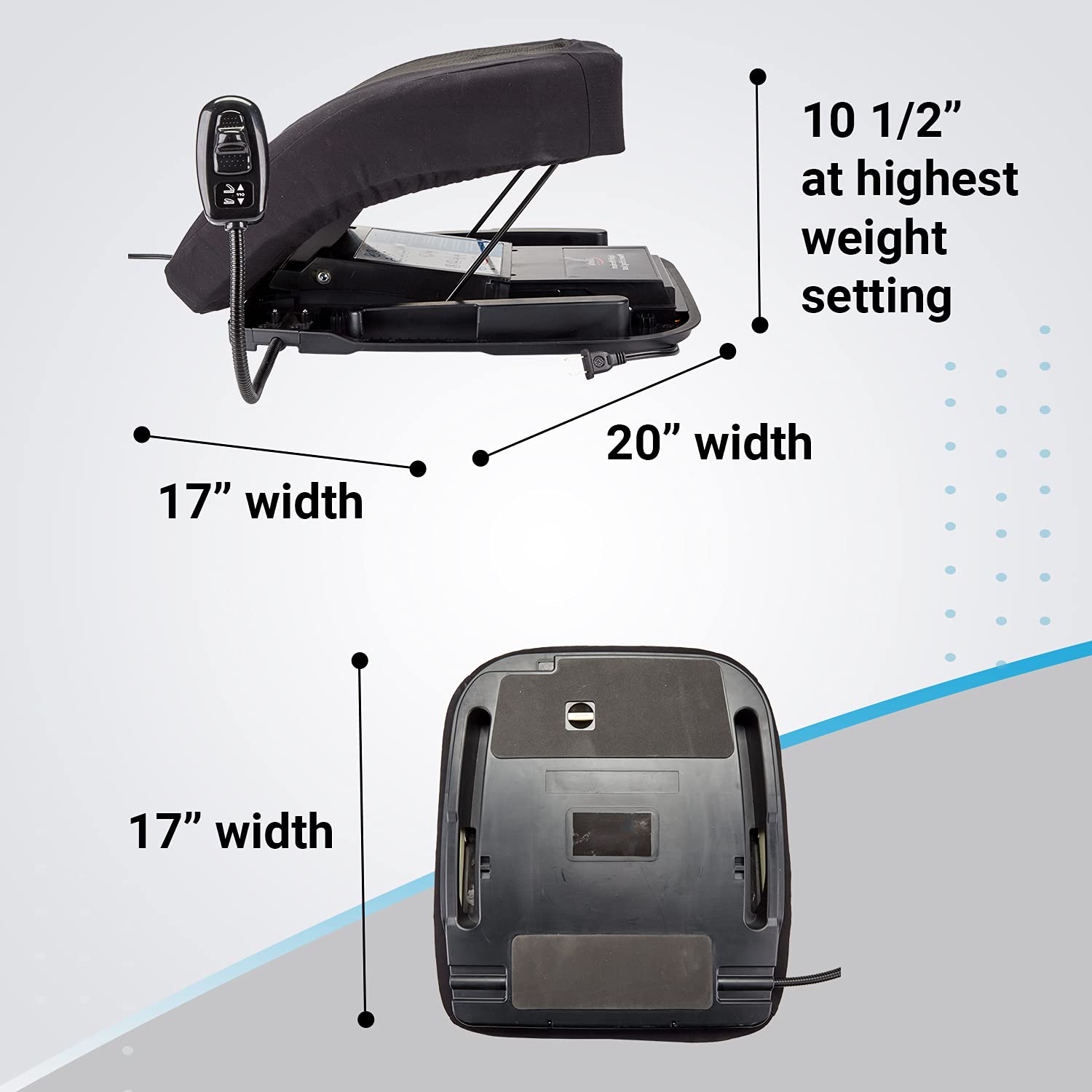 SeatBoost Premium Electric Lifting Cushion v2 - 240 lbs Capacity Chair Lift Assist with Powerful Motor for Easy Sit-to-Stand Transition | Ideal for Elderly, Disabled & Post-Surgery Recovery at Home or Office