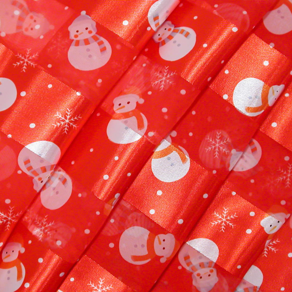Festive Red Snowmen Christmas Scarves - Cozy Knit Winter Scarves for Holiday Parties & Outdoor Activities