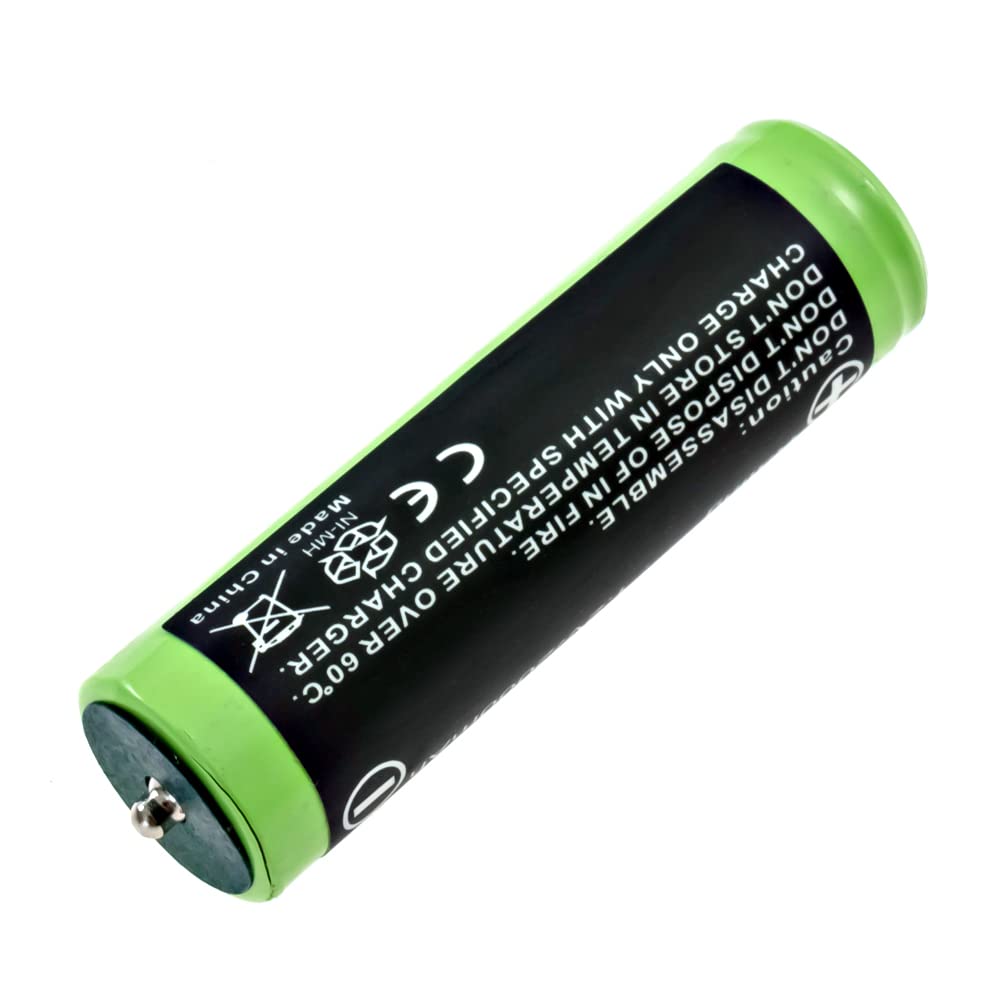 Premium Ni-MH Replacement Batteries for Braun Series 3 Shavers - 1.2V 2000mAh (2-Pack) - Compatible with Braun 1HR-AAUV Battery - Perfect for Travel & Daily Shaving Needs