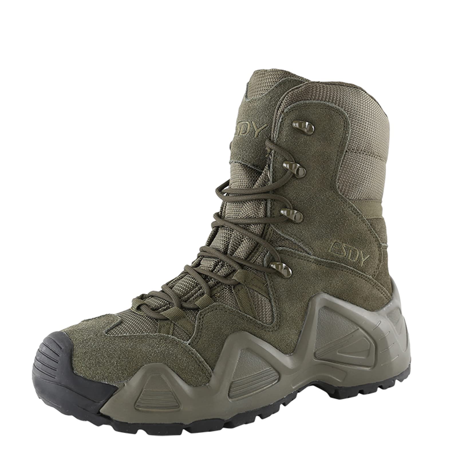 Men's Tactical Combat Boots - High Top Outdoor Hiking Shoes for Desert Training & Military Use | Durable C208 Boots for Hiking, Camping & Outdoor Adventures