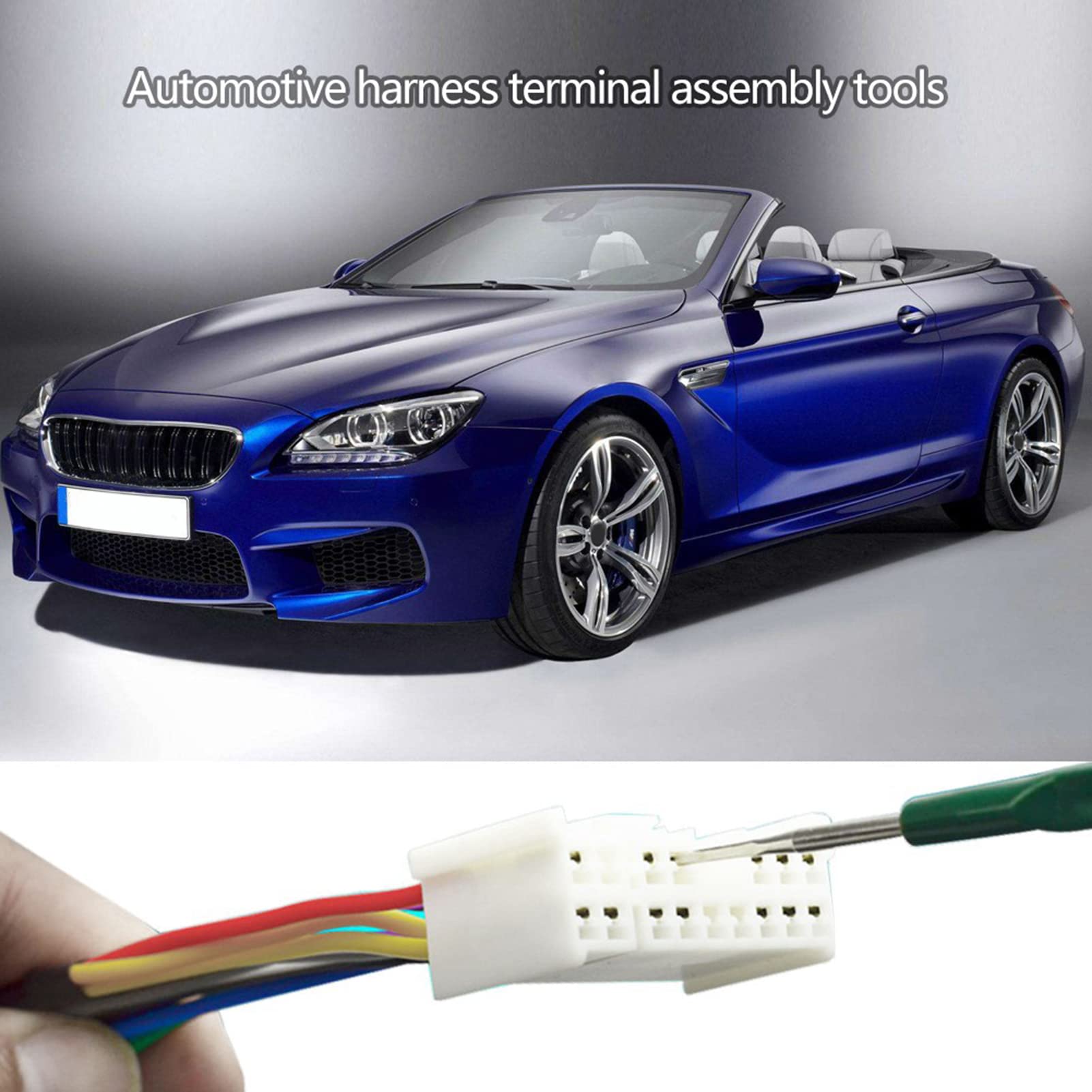 5Pcs Automotive Wiring Terminal Removal Tool Kit - for Harness Socket Plug Pin Maintenance