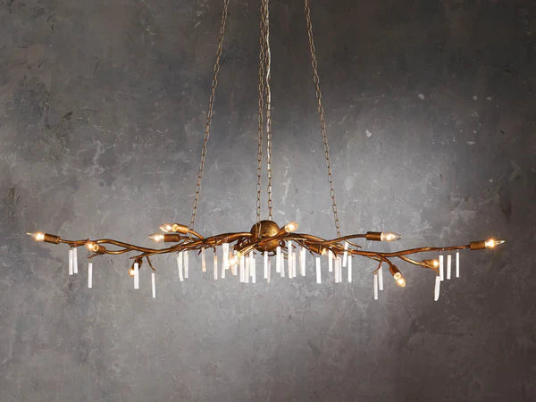 Jada 15-Light Modern Crystal Chandelier - Elegant Dining Room Lighting Fixture for Home Decor | Perfect for Living Room, Bedroom & Entryway