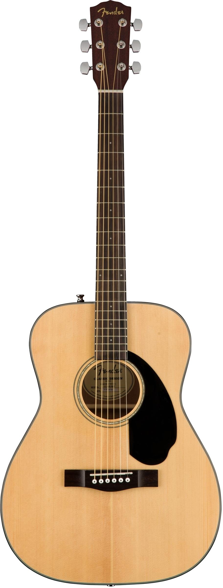 Fender CC-60S Right Handed Acoustic-Electric Guitar - Concert Body Style, Black | Perfect for Stage Performances & Home Practice