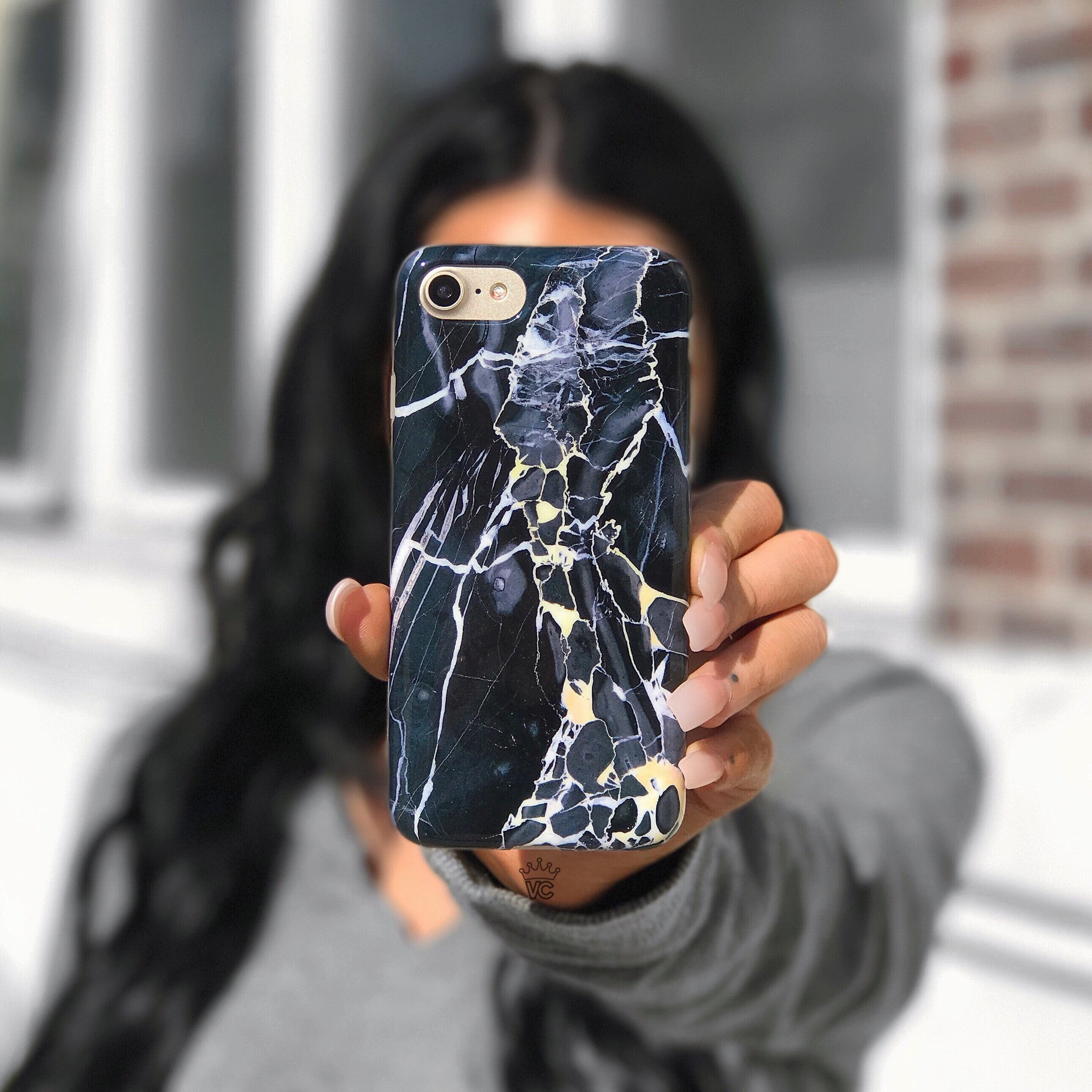 Black Panther Marble iPhone Case - Durable Protective Cover for iPhone 12/13/14/Pro/Max | Stylish Marble Design | Perfect for Everyday Use, Travel & Gifts