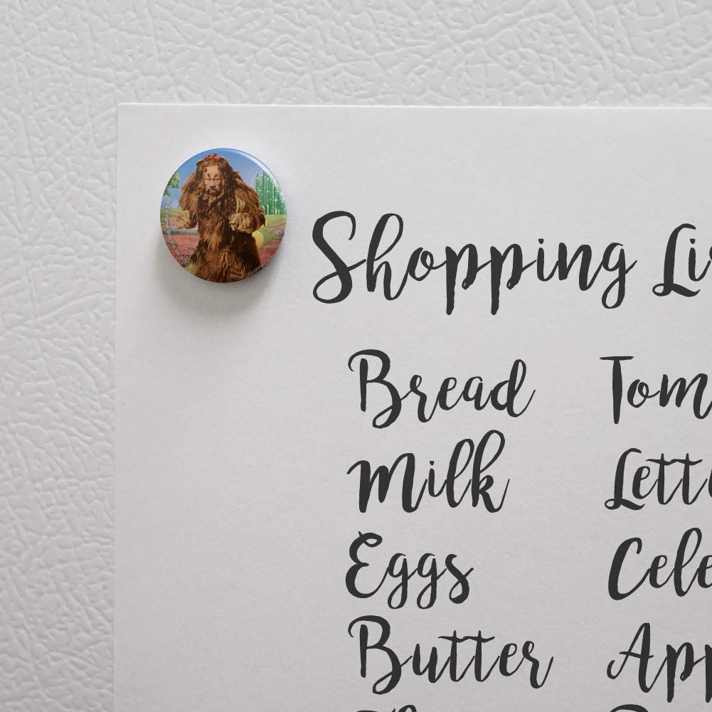 Wizard of Oz Lion Character Fridge Magnet - Decorative Kitchen Refrigerator Locker Button for Fans & Collectors | Perfect for Home, Office, or Gift Giving