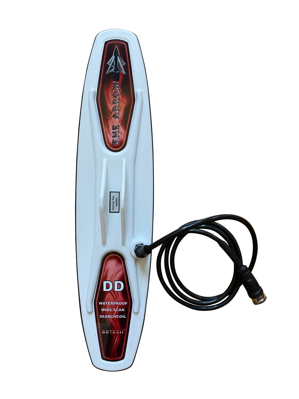 Detech Arrow 18 x 4 DD Waterproof Search Coil for Quest X10 Pro Metal Detector - Professional Gold & Treasure Hunting Accessory for Beach, Field & Outdoor Exploration