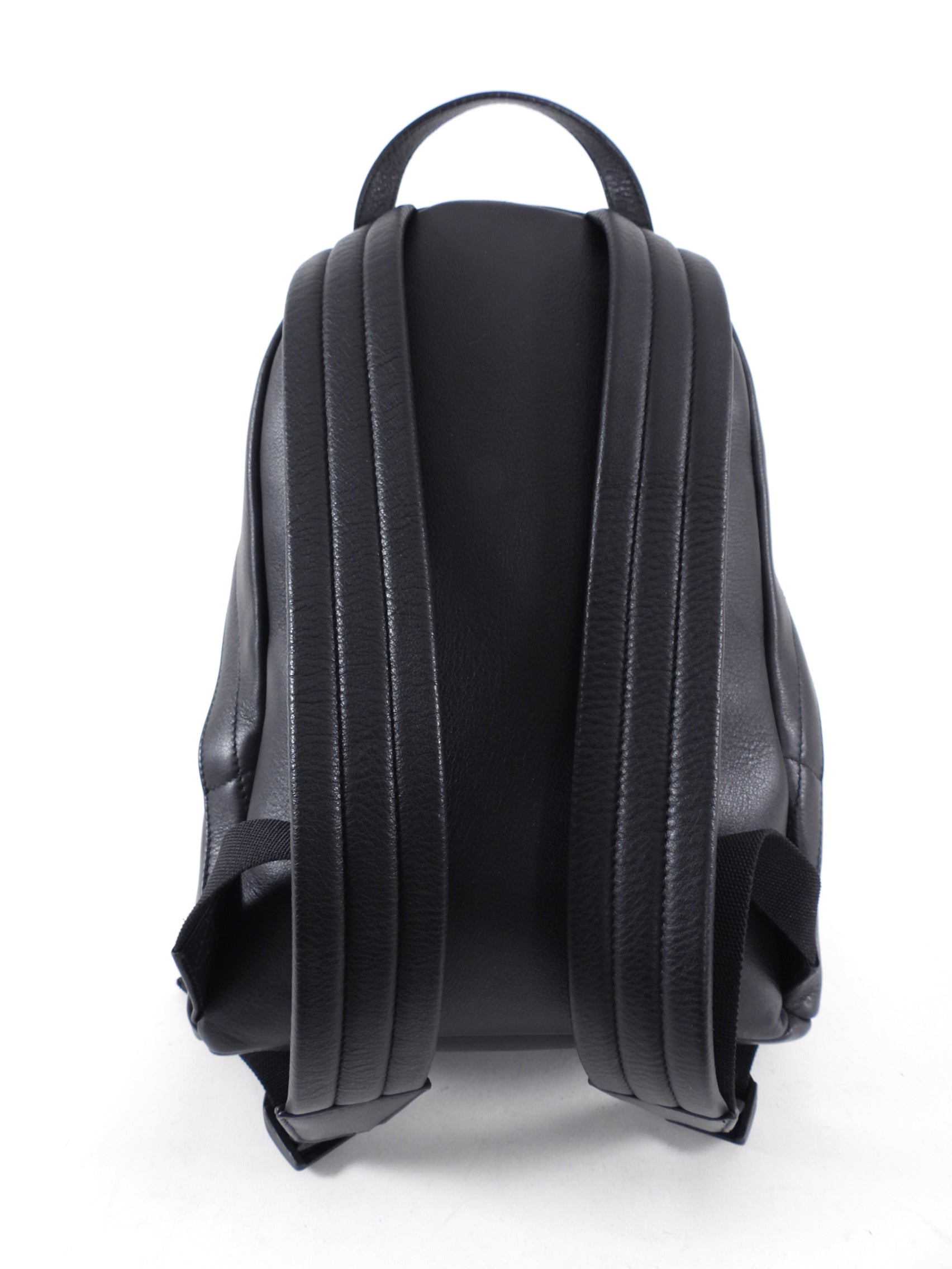 Balenciaga Everyday Black Logo Leather Small Backpack for Women - Stylish & Compact Designer Bag for Travel, Work & Daily Use