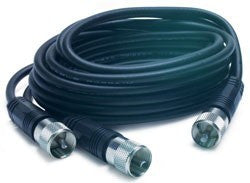 High-Quality RG59 CB Coax Cable for Dual Antennas - 18 Feet - Perfect for CB Radio, Ham Radio & Marine Communication - Durable & Flexible for Outdoor & Indoor Use