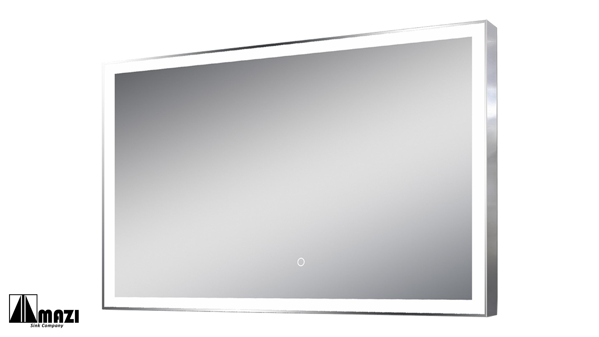 Milan 10060 Chrome Bathroom Mirror - Modern Frameless Vanity Mirror for Bathroom, Bedroom, and Makeup Area - Perfect for Shaving, Grooming & Home Decor
