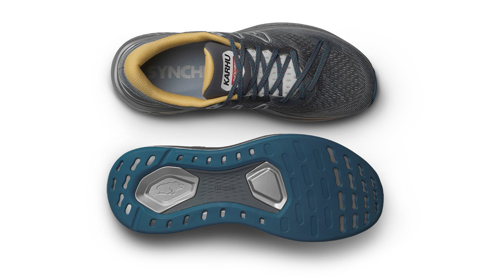 Men's Synchron 2.0 HIVO Turbulence/Pampas Running Shoes - Lightweight Athletic Sneakers for Trail Running & Outdoor Workouts