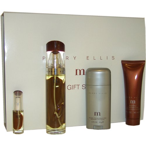 Perry Ellis Perry M Cologne Gift Set for Men - Eau De Toilette Spray & After Shave Balm - Perfect for Gifts, Date Nights & Special Occasions