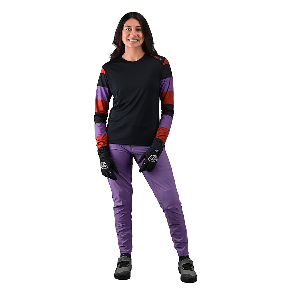Women's Lilium Long Sleeve Jersey Rugby Shirt in Black - Perfect for Sports, Casual Wear & Team Events
