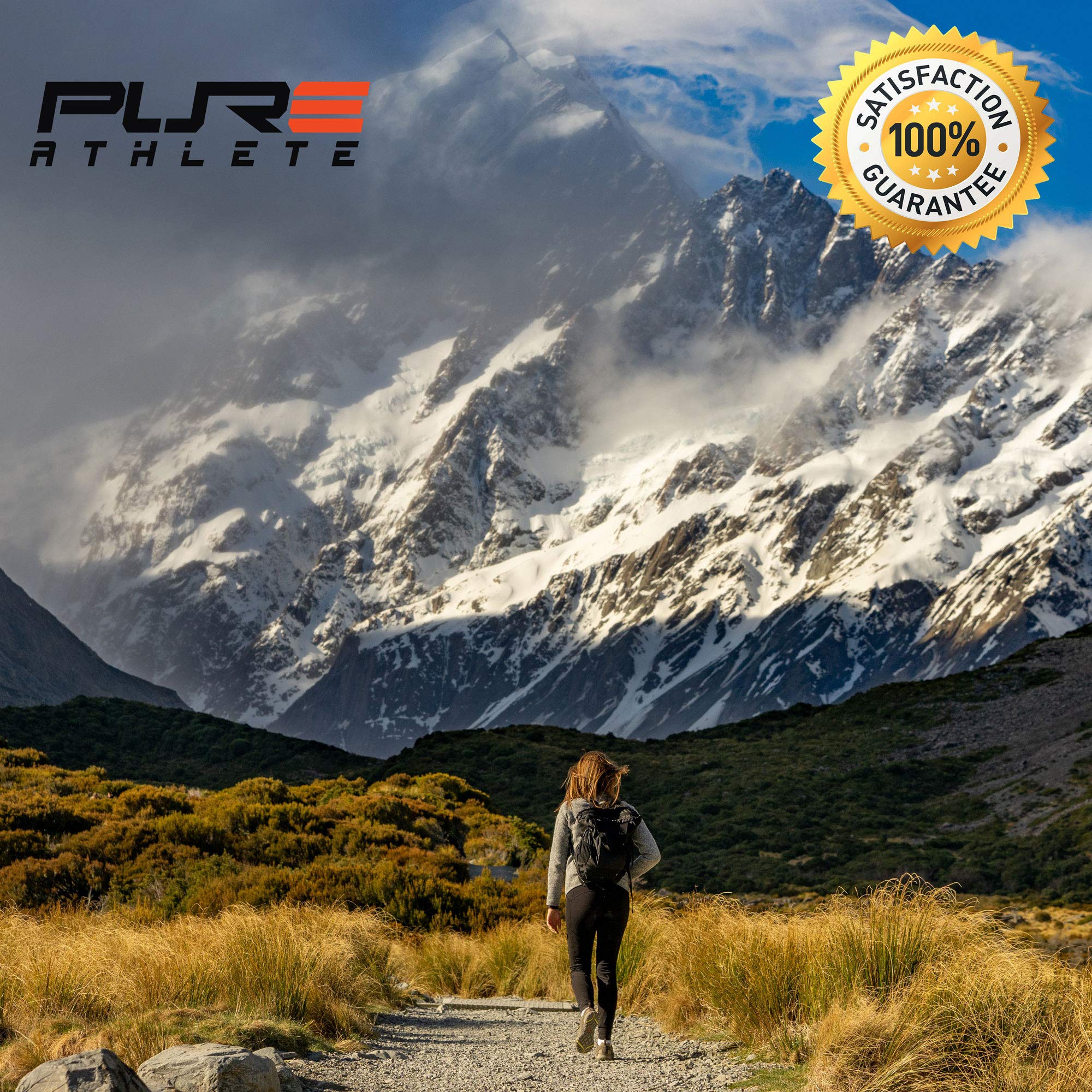 Premium Hiking Socks for Men & Women - Moisture Wicking Merino Wool Trekking Socks with Breathable Cushioning - Ideal for Outdoor Adventures, Camping, and Long Distance Hiking
