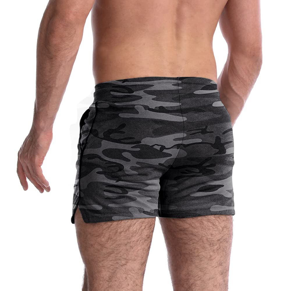 EVERWORTH Men's 5 Inch Inseam Workout Shorts - Quick Dry Athletic Gym Shorts for Bodybuilding, Running & Casual Wear - Lightweight Breathable Training Shorts for Men - Perfect for Gym, Jogging & Summer Activities