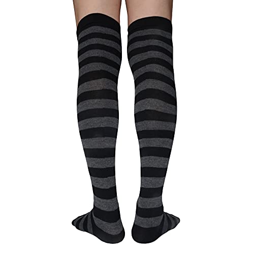 Black and Dark Grey Striped