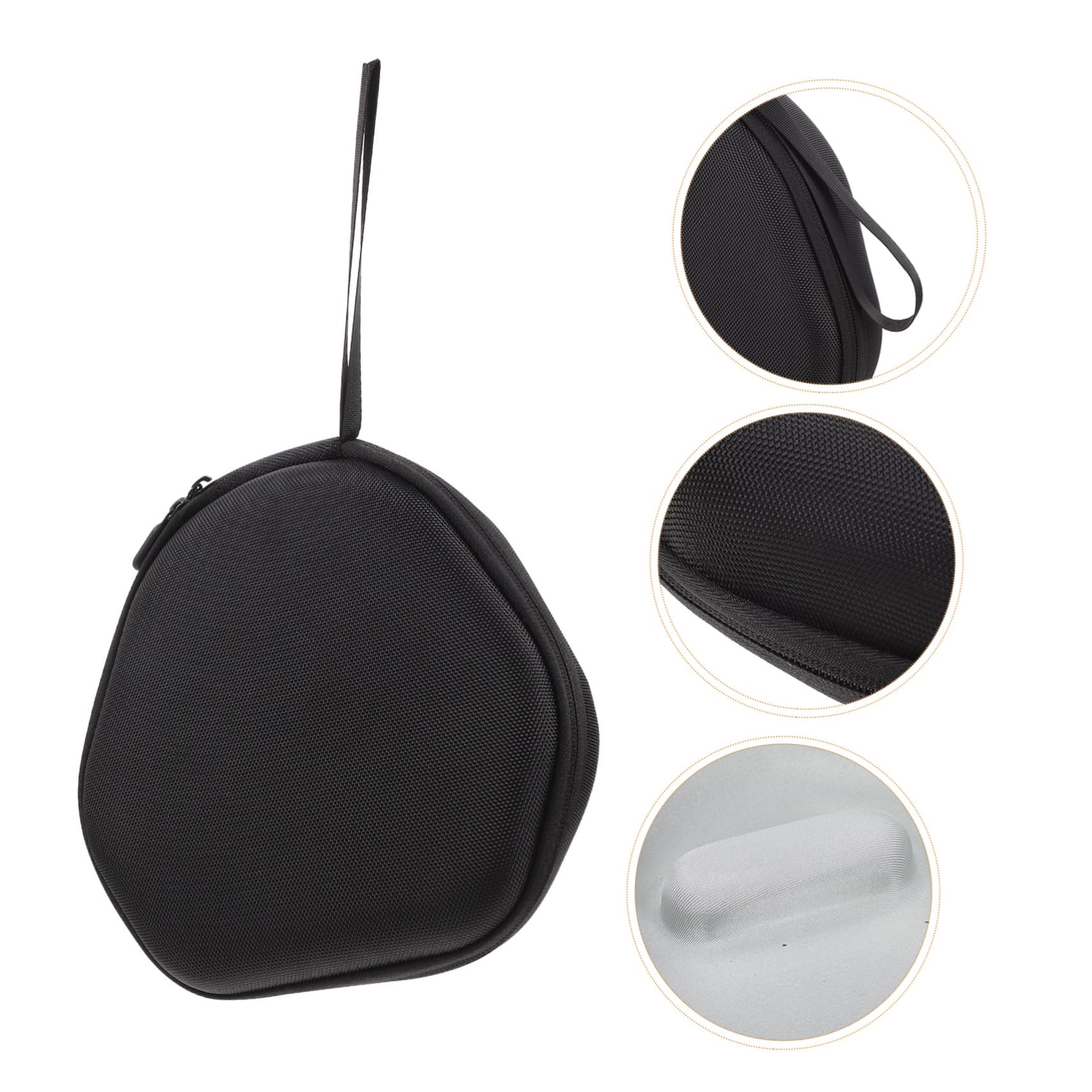 Premium Mikikit Headphone Storage Bag - Shockproof Hard Travel Case for Earbuds & Headphones (1pc) - Ideal for Airplane, Gym, Office & Daily Commute Protection