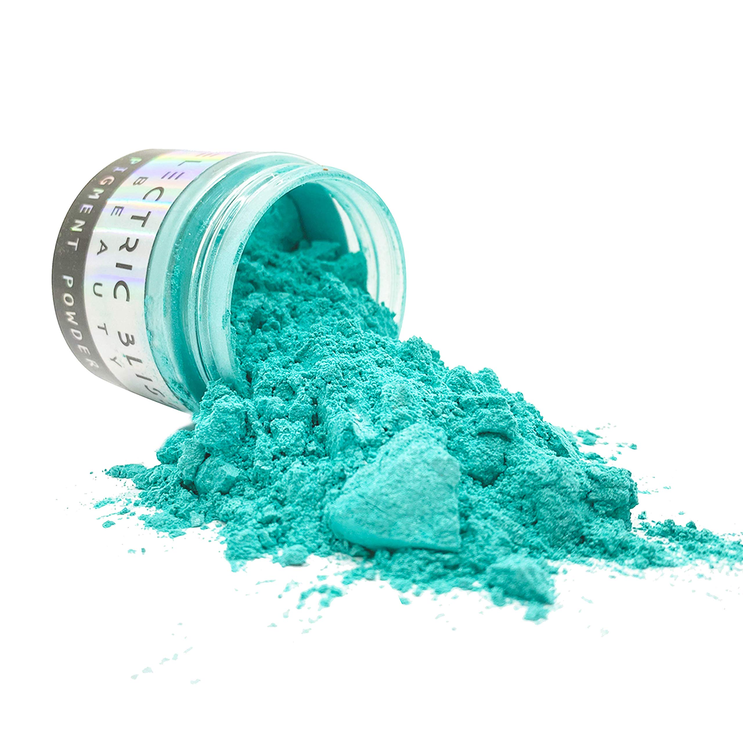 1 oz Mica Powder - 25 Cosmetic Grade Colors for DIY Crafts & Beauty (Turquoise)
