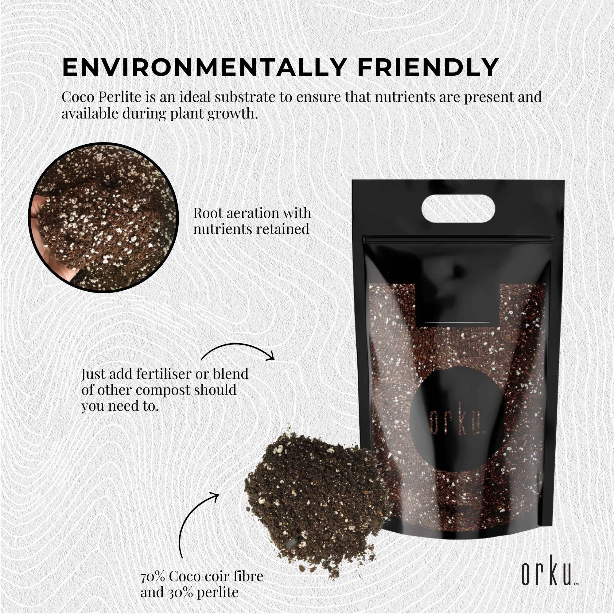 10L Premium Coco Coir Perlite Mix - 70% Coconut Husk & 30% Perlite for Hydroponic Plants | Ideal for Indoor Gardening, Seed Starting & Container Planting