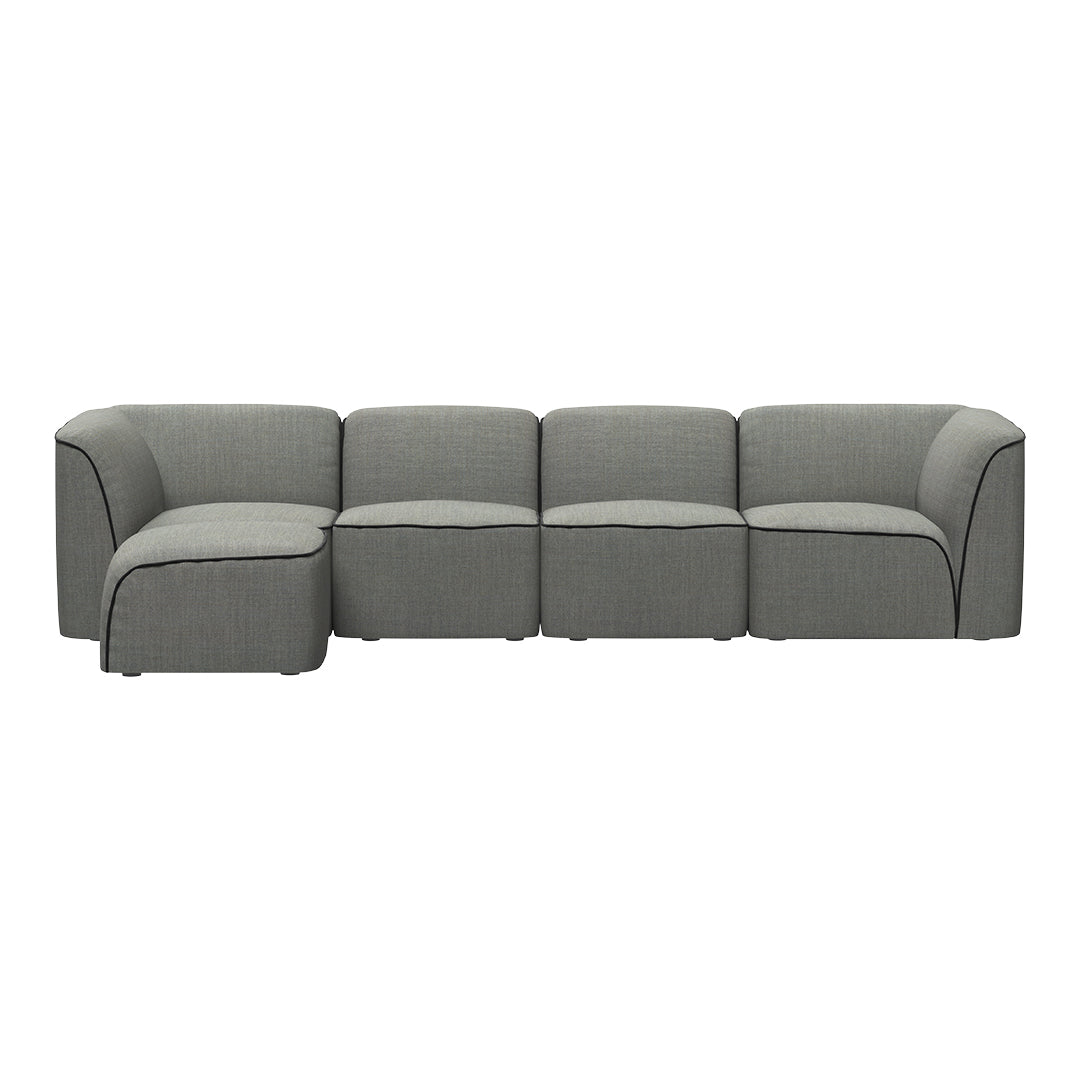 Flora Pre-Configured Sofa Set - Easy Assembly Living Room Furniture for Modern Home Decor | Perfect for Apartments, Lounges & Family Rooms