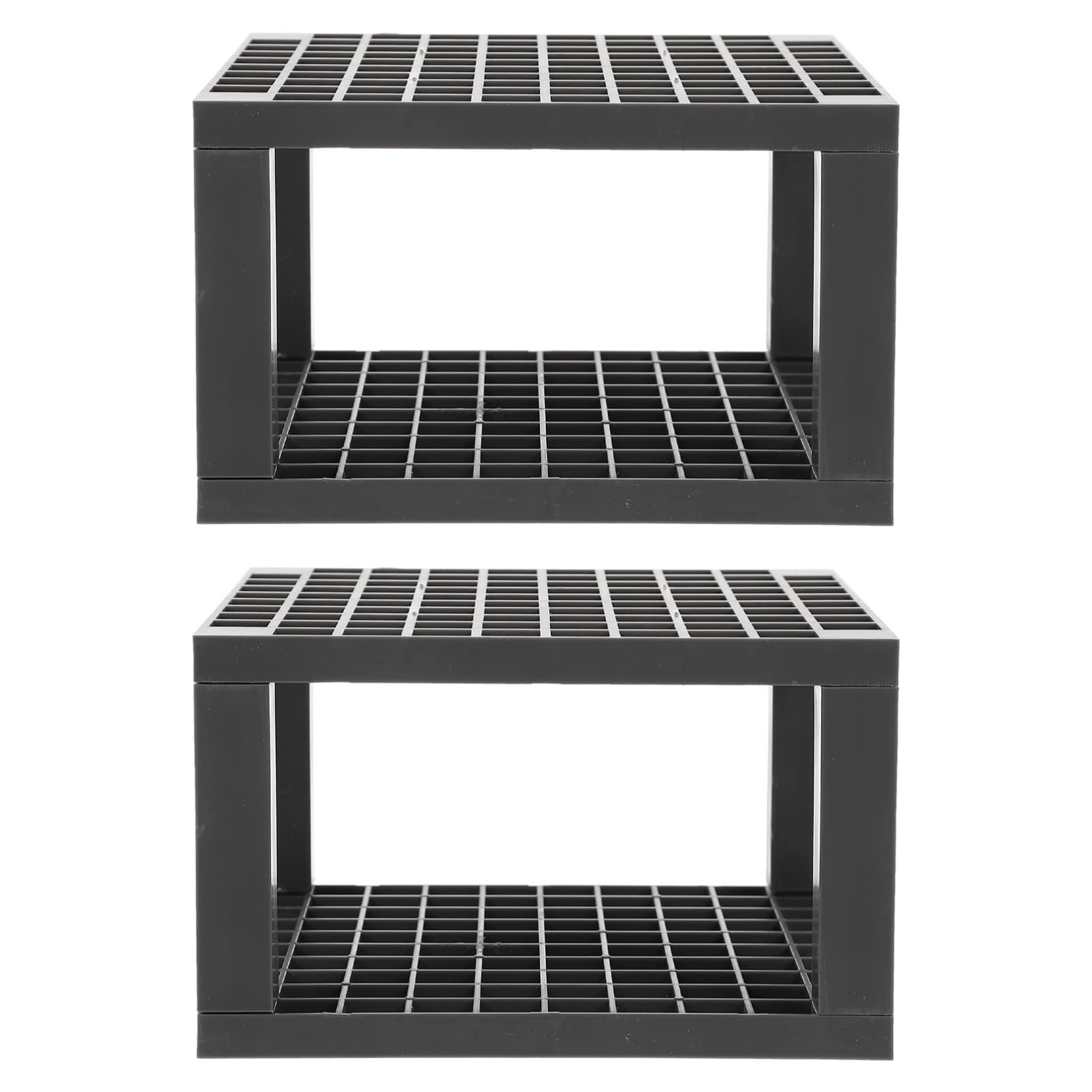 ULTNICE 2-Pack 96 Hole Plastic Pencil & Brush Holder - Desk Organizer for Pens, Pencils, Eyeliner & Cosmetic Brushes - Perfect for Office, School, Makeup Vanity & Art Studio Organization