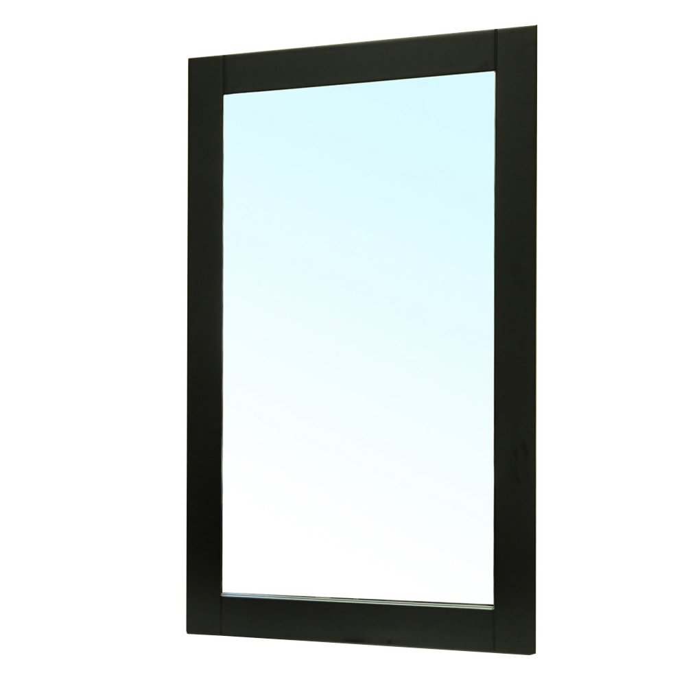 203114-MIRROR Wood Frame Mirror - Full Length Wall Mirror with Rustic Wood Frame for Bedroom, Living Room & Entryway Decor