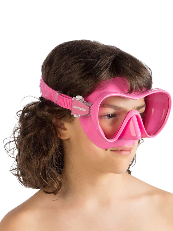 Cressi F1 Small Scuba Diving Mask - Low Volume Snorkeling & Freediving Gear for Comfortable Underwater Adventures