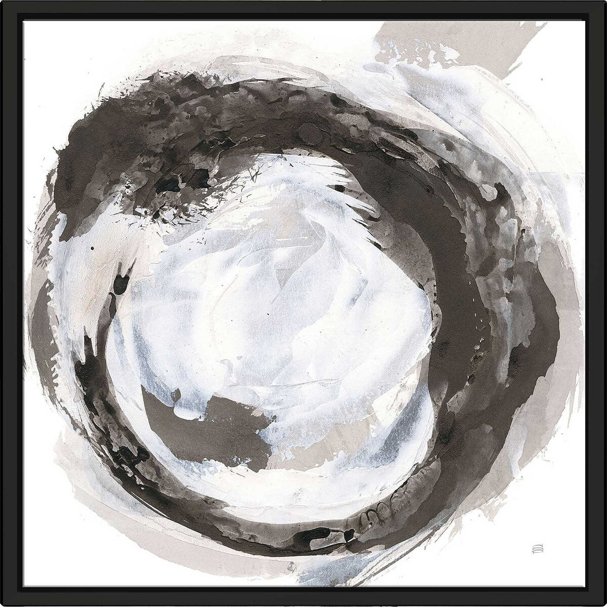 Beginning III Art Print on Floating Canvas - Modern Wall Decor for Living Room, Bedroom & Office