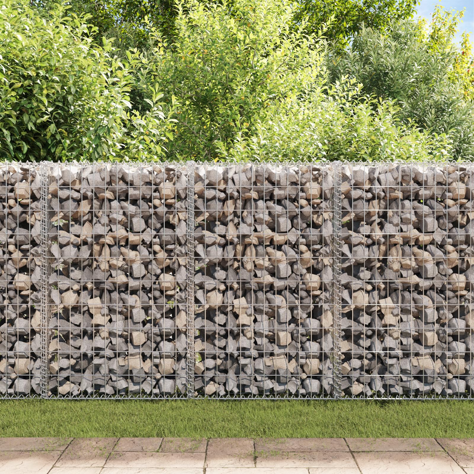 vidaXL Gabion Basket Steel 78.7