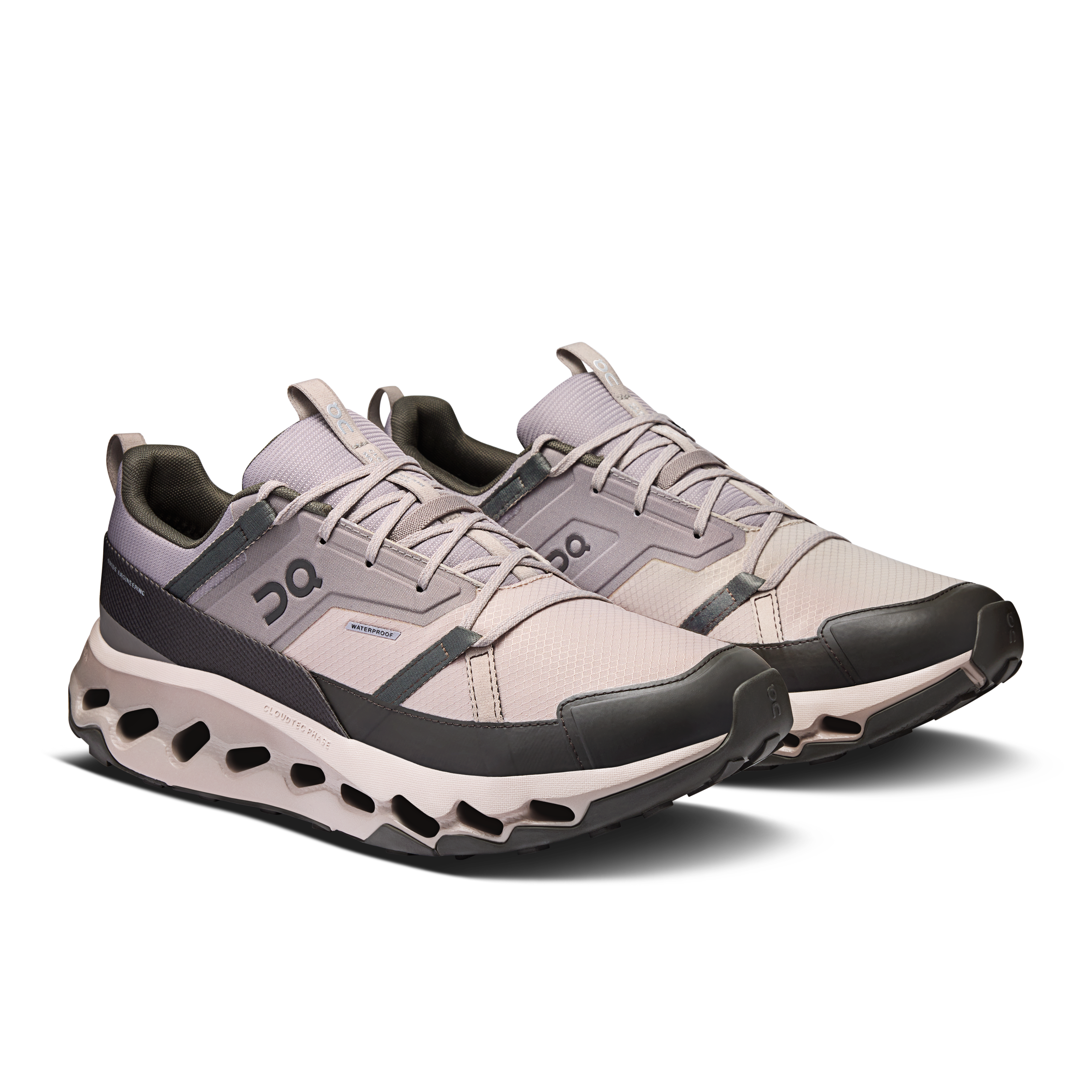On Running Men's Cloudhorizon Waterproof Trail Running Shoes - Fog/Thorn - Lightweight & Breathable for Outdoor Hiking, Jogging & Daily Wear