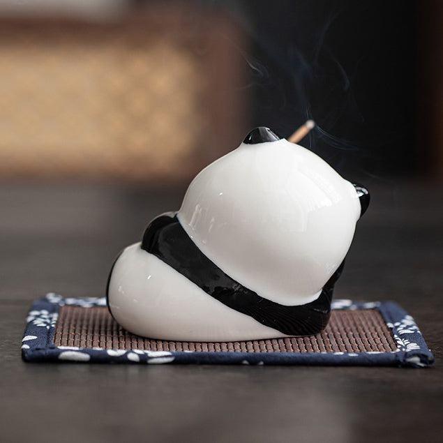 Handmade Porcelain Pandan Tea Pet - Unique Tea Companion for Tea Lovers | Perfect for Tea Ceremonies, Meditation & Home Decor