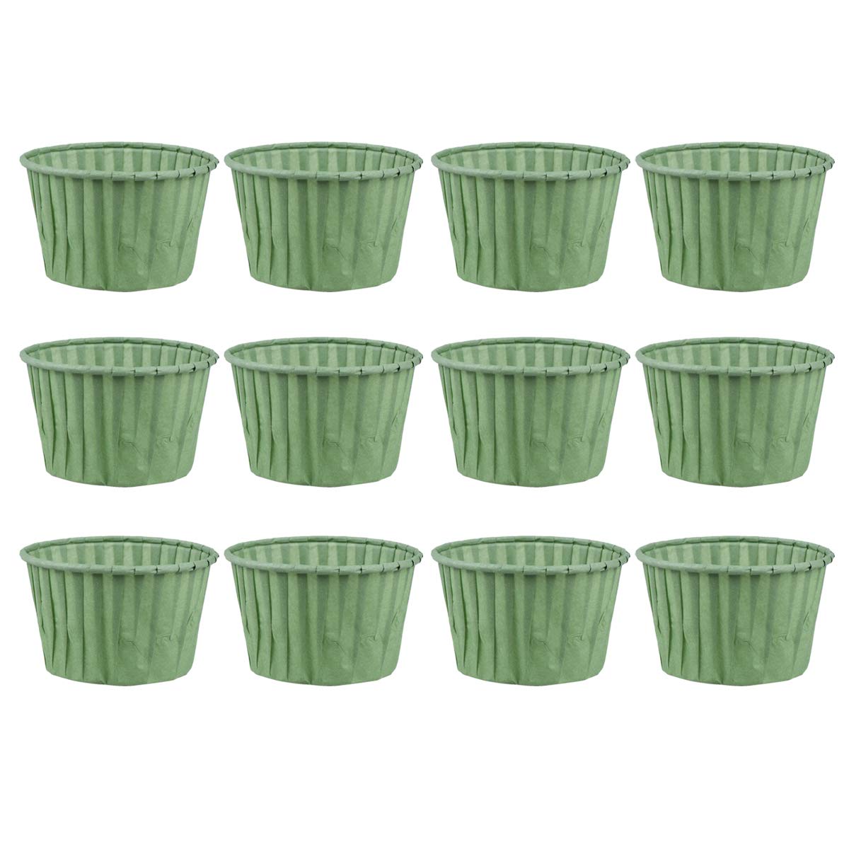 DOITOOL 50pcs Foil Cupcake Liners - Premium Baking Cups for Muffins & Cupcakes, Disposable Mini Baking Wrappers for Parties, Weddings & Home Baking