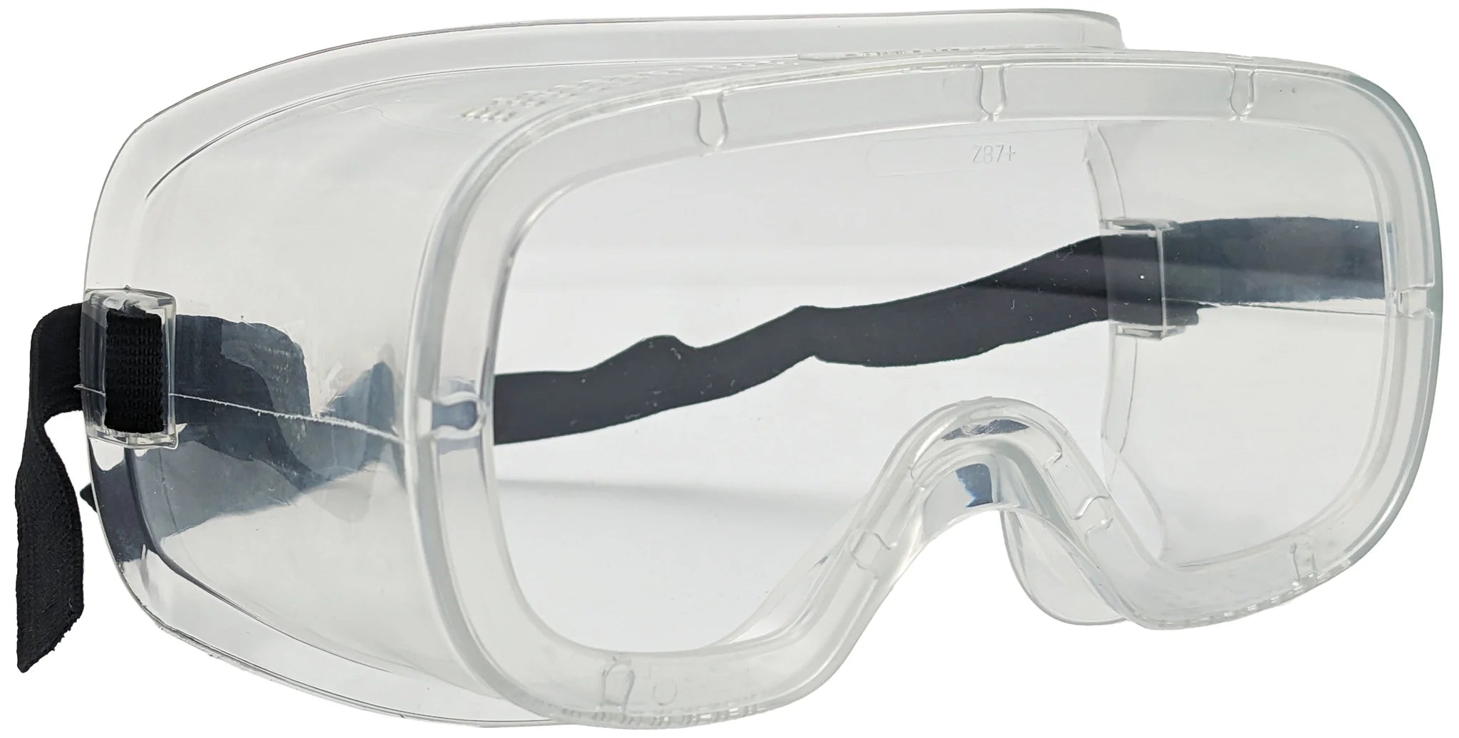 ANSI Z87+ Certified Clear Safety Goggles with Adjustable Strap - Protective Eyewear for Lab Work, Construction & DIY Projects