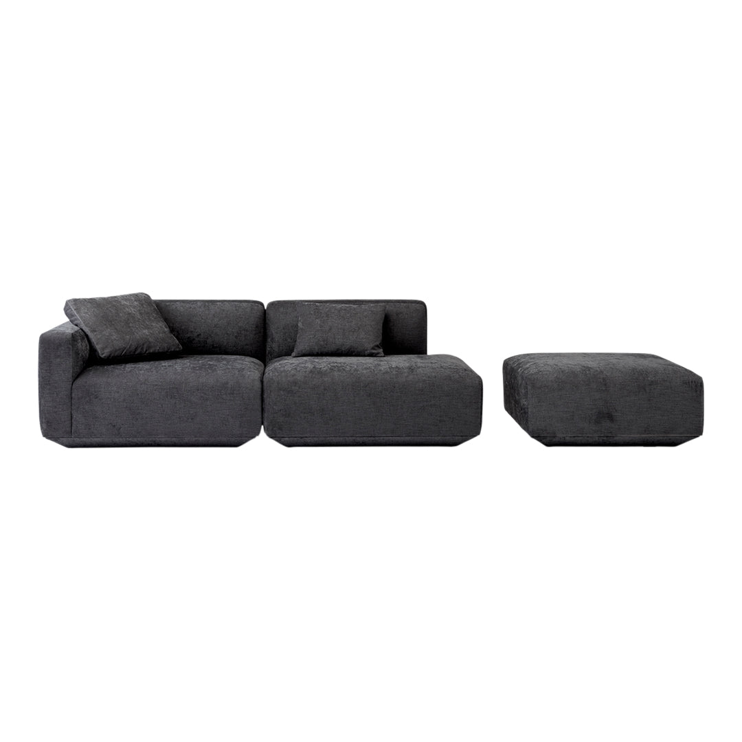 Develius Models G & H 2-Seater Sofa with Open End - Modern Living Room Furniture for Small Spaces, Apartments & Cozy Home Decor