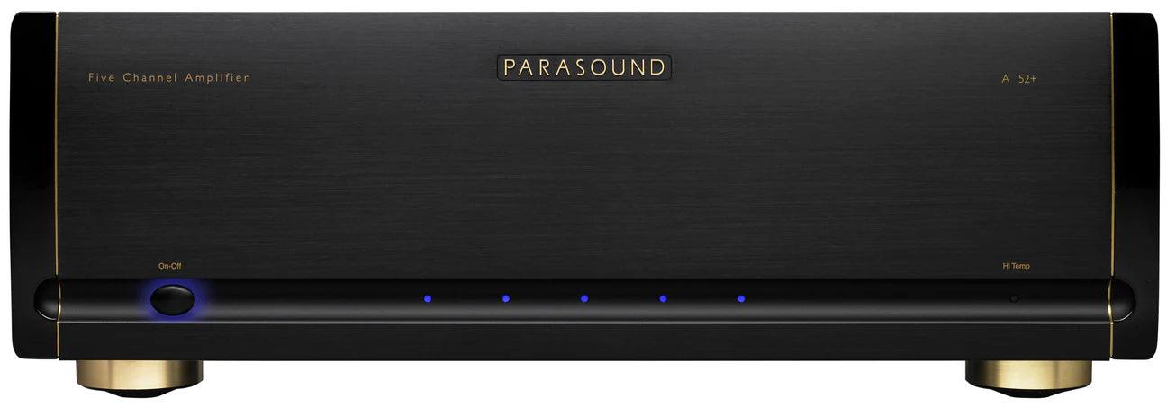 Parasound Halo A52+ 5-Channel Power Amplifier - High-Performance Home Theater & Audio System for Movies, Music & Gaming