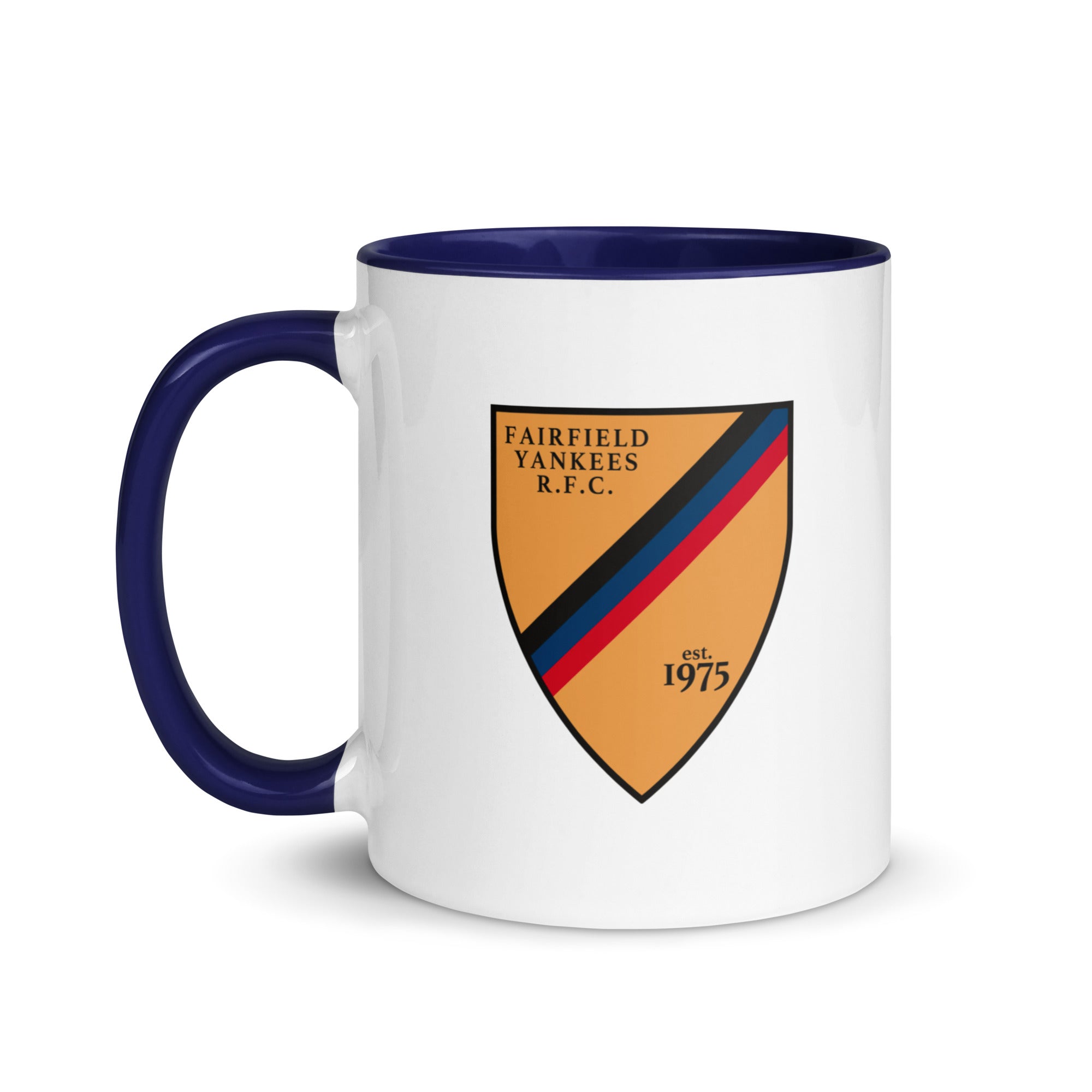 Fairfield Yankees RFC Coffee Mug - 15oz Ceramic Travel Mug with Handle, Perfect for Hot & Cold Drinks - Ideal for Office, Home, or Yankees Fan Gifts