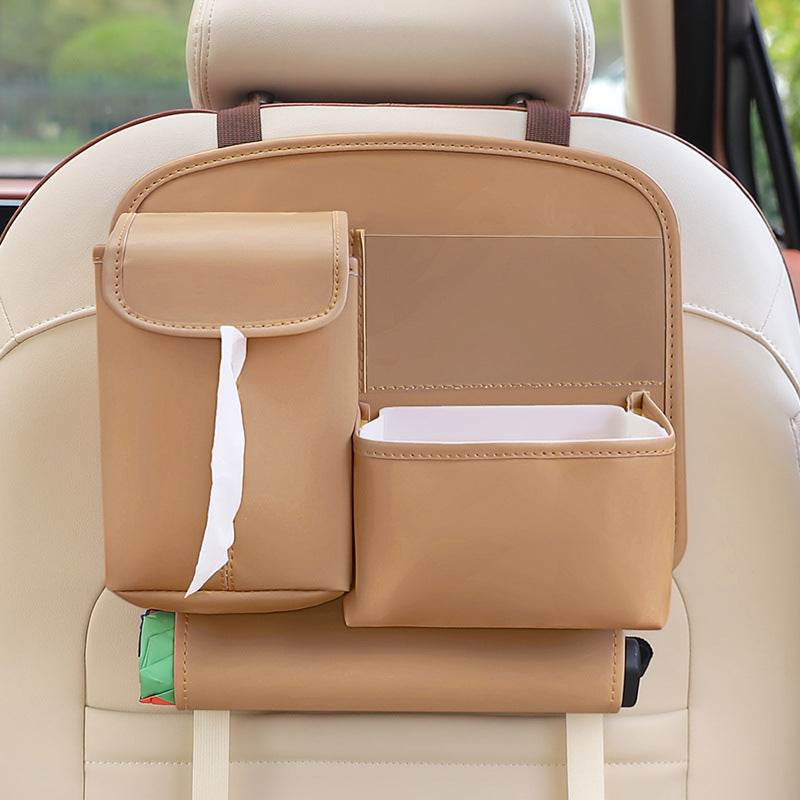 Best Car Storage Organizer for Trunk & Backseat - Multi-Pocket Auto Organizer with Premium Fabric - Perfect for Road Trips, Family Travel & Daily Commute