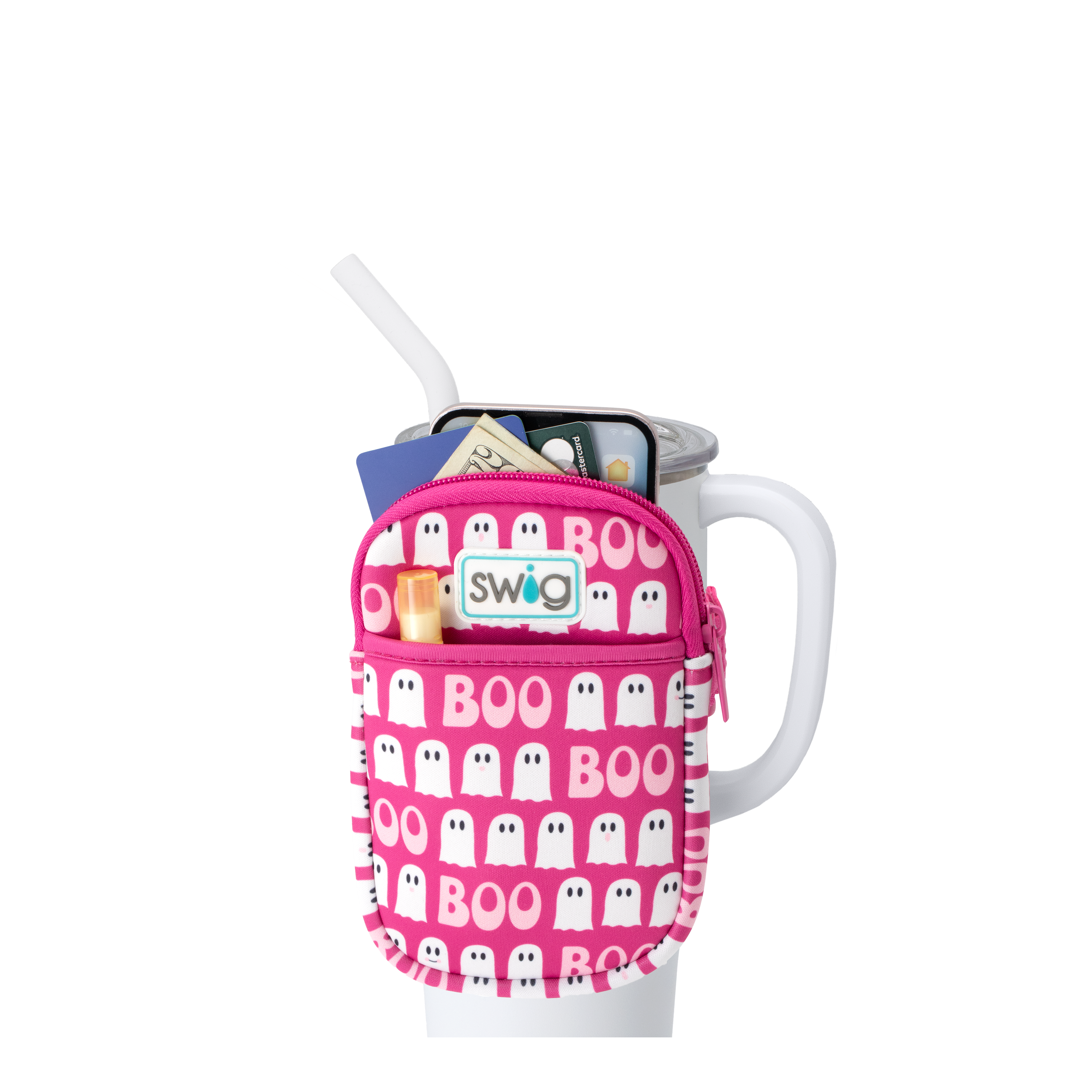 Faboolous Mega Mug Pouch - Large Insulated Cup Holder for Travel, Office & Home - Perfect for Coffee, Tea & Beverages on the Go