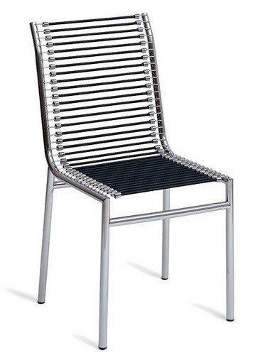 Rene Herbst Highback Cord Sandows Chair - Vintage Modernist Lounge Chair for Living Room, Office & Reading Nook | Mid-Century Design with Comfortable Upholstery
