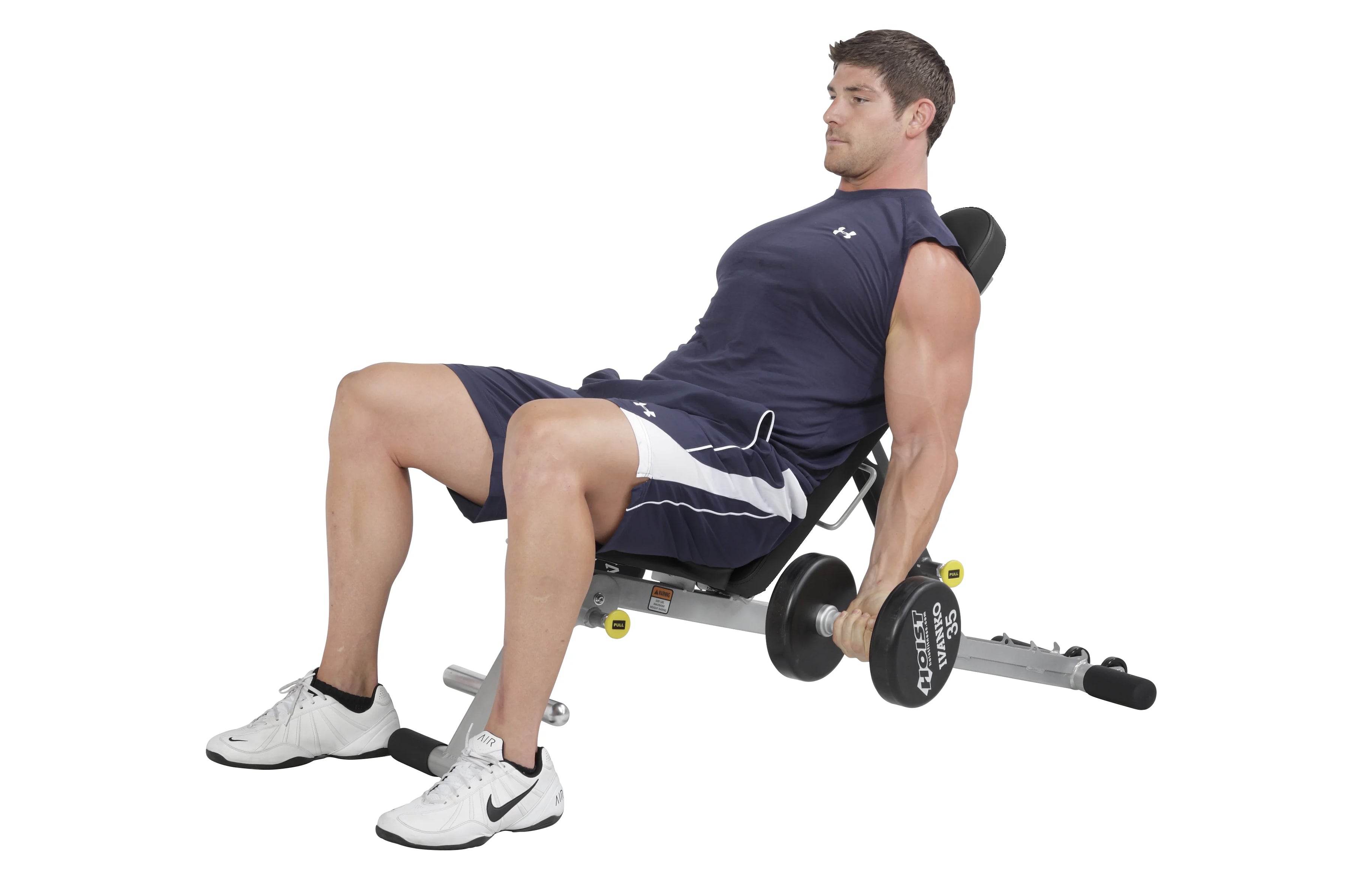 Hoist Folding Multi Bench (HF 4145) - Adjustable Weight Bench for Home Gym, Full Body Workout Equipment - Perfect for Strength Training, Cardio & Small Spaces