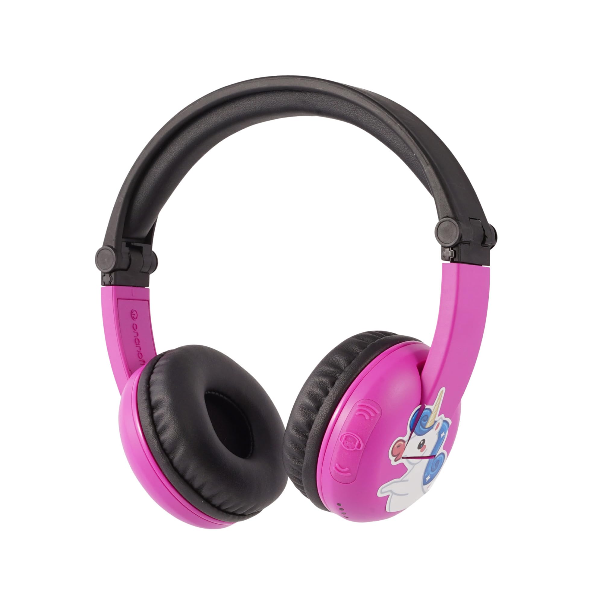Amazon Exclusive Volume-Limiting Bluetooth BuddyPhones for Kids Ages 3-7 | PlayTime Pink | Safe Headphones for School, Travel & Home Learning