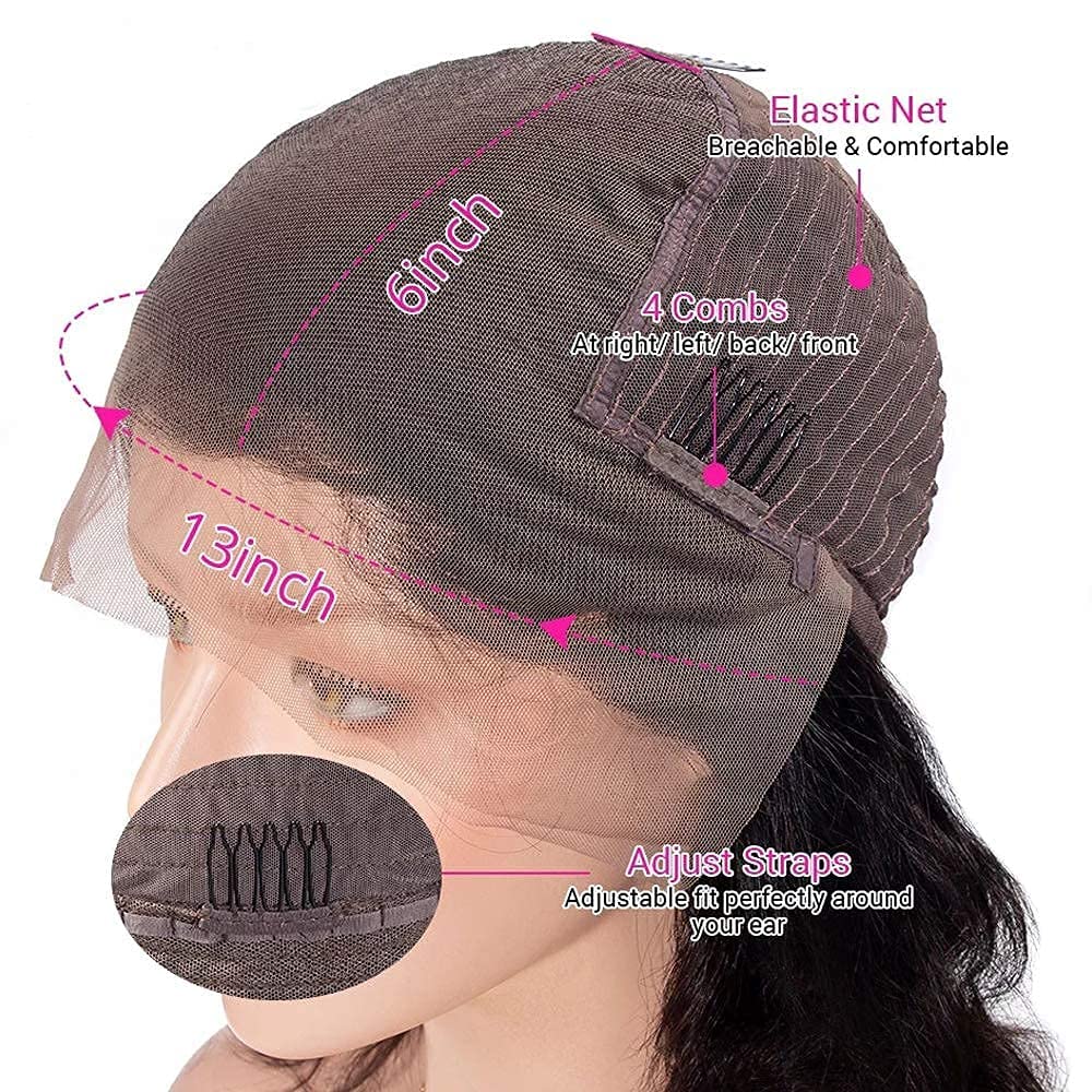10 Pairs Loose Wave HD Transparent 13x6 Lace Front Human Hair Wigs - Brazilian Remy Hair 180% Density Pre-Plucked Natural Color 20 Inch for Women | Perfect for Daily Wear, Cosplay & Special Occasions