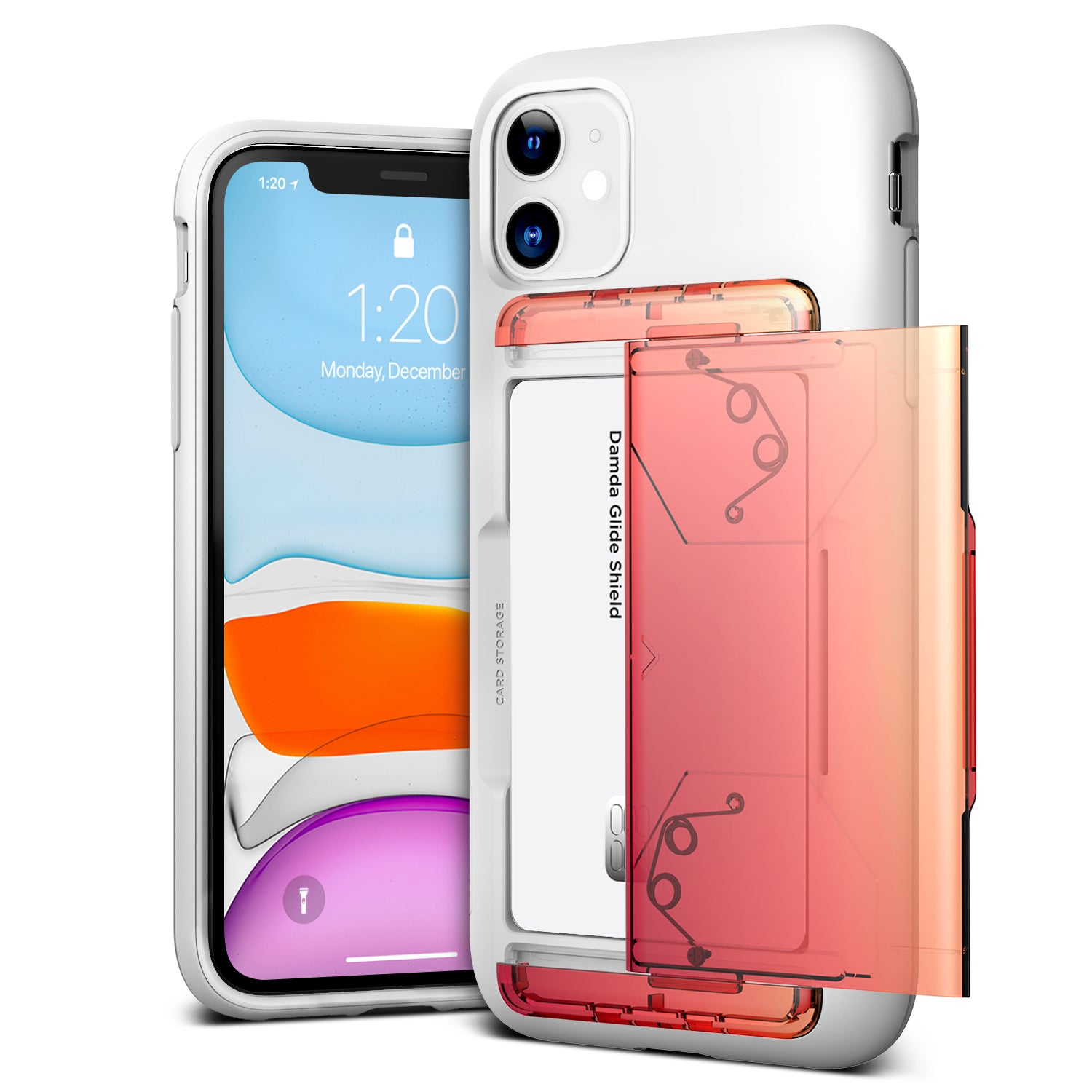 iPhone 11 Pro Case - Damda Glide Shield Gradient Protective Cover | Shatterproof & Scratch-Resistant | Perfect for Everyday Use, Travel & Outdoor Activities