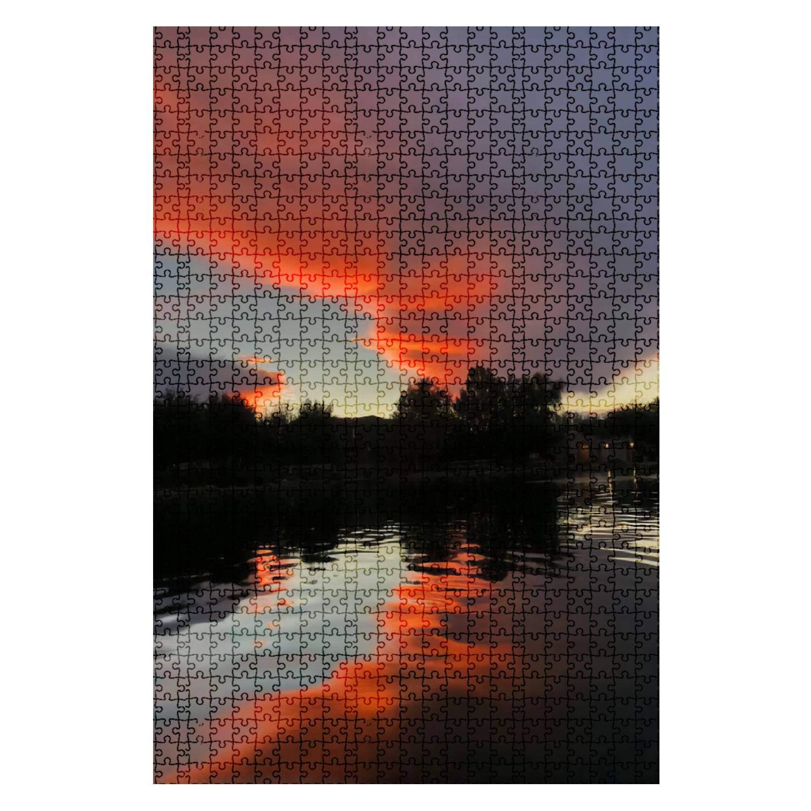 1000-Piece Wooden Jigsaw Puzzle - Cotton Candy Funnel Cloud Arizona Landscape - Fun & Challenging Adult Puzzle for Family Game Night - DIY Educational Toy & Home Decor Gift for Kids & Adults - Perfect for Relaxation, Brain Training and Wall Art Display