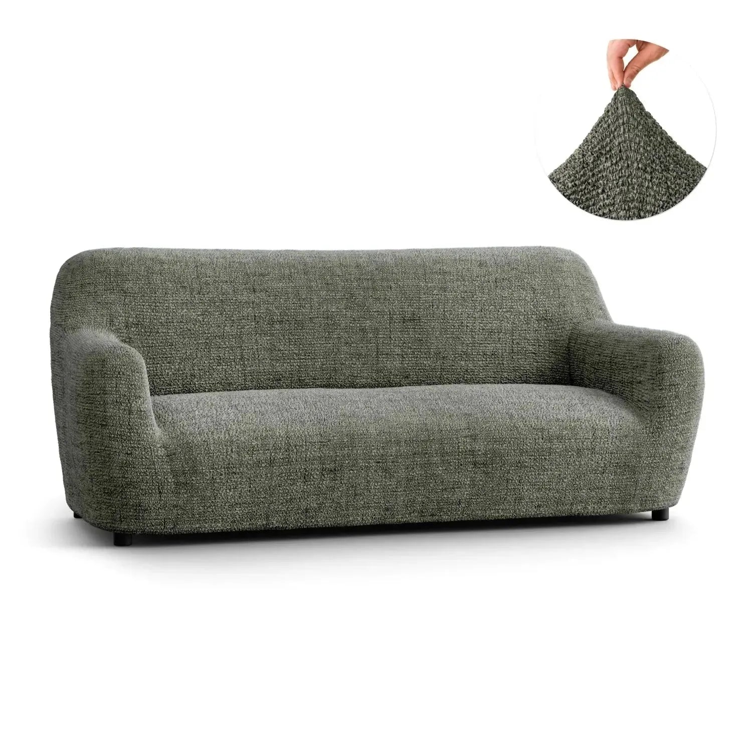 3 Seater Sofa Slipcover - Soft Microfiber Printed Fabric - Perfect for Living Room, Family Room & Home Decor