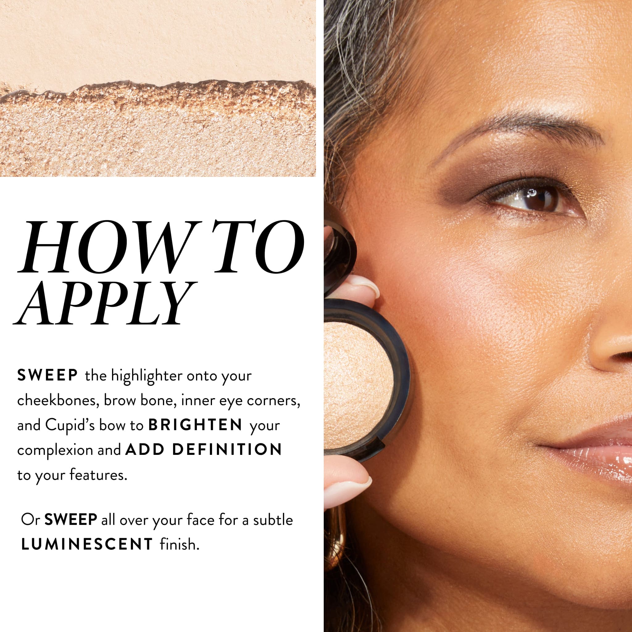 Baked Natural Glow Highlighter - Vegan & Cruelty-Free Face Highlighter for Cheekbones & Contouring | Perfect for Everyday Makeup & Special Occasions