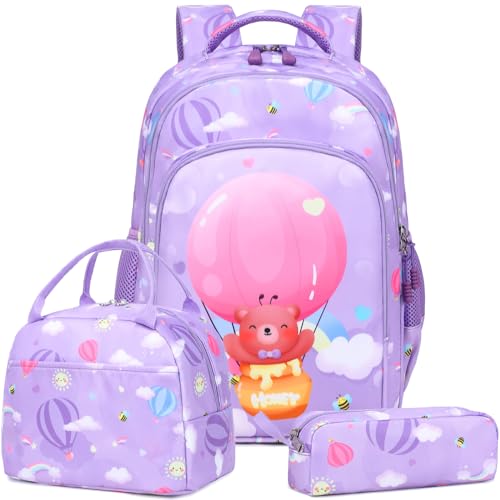 Cartoon Bear Purple