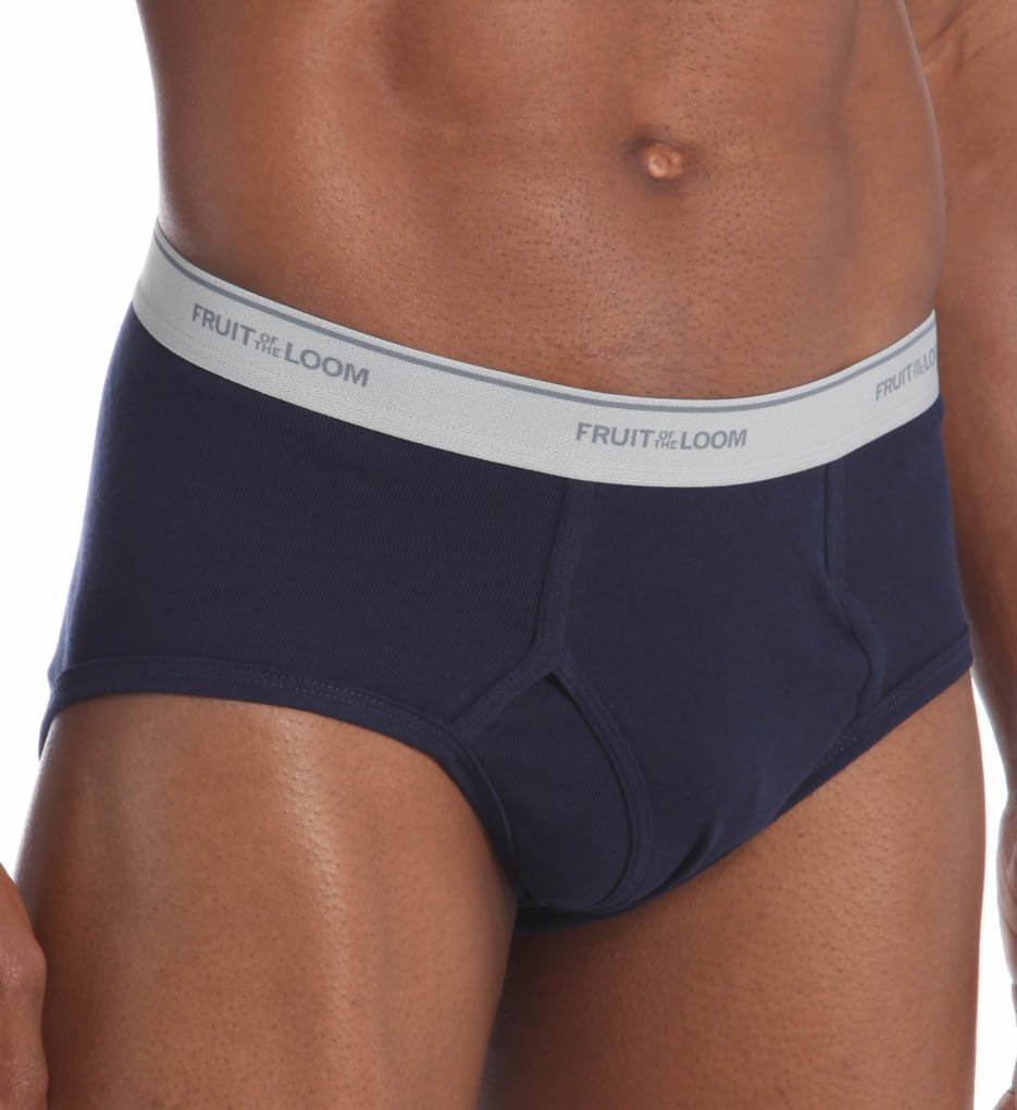 Fruit of the Loom Men's Cotton Briefs Underwear - 5 Pack Multipack - Soft Comfort Fit Boxer Briefs for Everyday Wear, Workout & Lounge