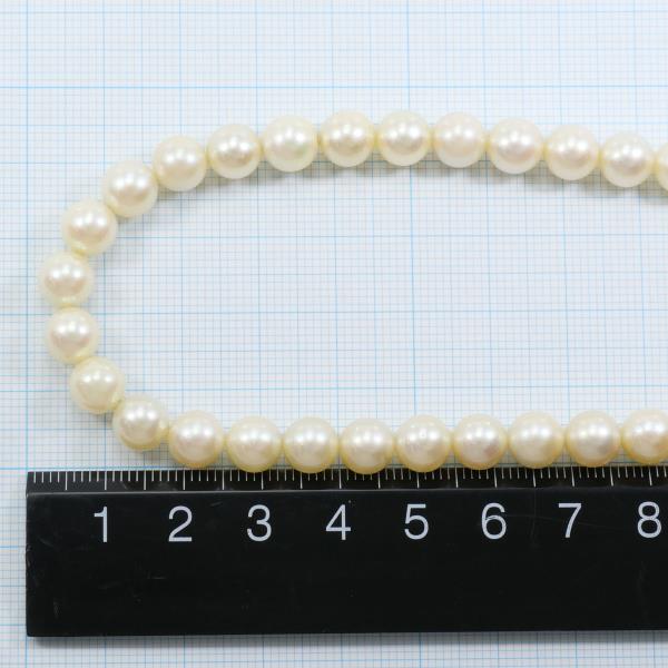 18K Yellow Gold Akoya Pearl Necklace for Women - Elegant Cultured Pearl Jewelry Gift for Wedding, Anniversary & Special Occasions